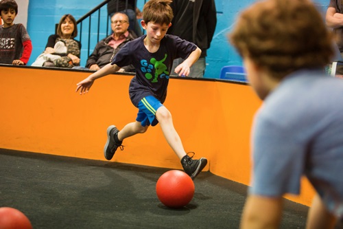 Gaga Ball, the kinder gentler dodge ball