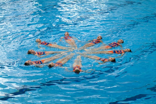 Artistic swimming