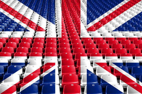 Union Jack seating arrangement in London