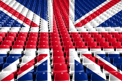 Union Jack seating arrangement in London