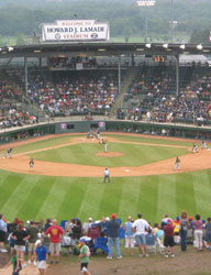 Little League World Series Game in Howard J. Lamade Stadium during the Little League World Series in South Williamsport, Lycoming County, Pennsylvania.