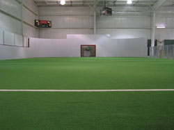 The indoor soccer facilities at the Morton Recreation Center in Morton and Armstrong School in East Peoria. Photo courtesy of Peoria Area Convention and Visitors Bureau.