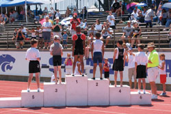 The AAU Kansas State Track Championships. Photo courtesy of Manhattan Convention & Visitors Bureau.