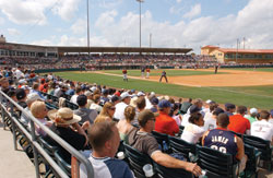 Osceola County Stadium, Houston Astros Spring Training. Photo courtesy of Kissimmee Convention and Visitors Bureau.