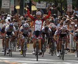 Tour of Somerville. Winer of the men's race Ben Kersten. Photo provided by Ed Pagliarini/MyCentralJersey courtesy of the Courier News and MyCentralJersey.com.