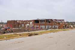 In late May, Joplin residents had approximately 25 minutes to take shelter ahead of a F5 tornado that destroyed this elementary school.