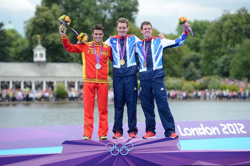 London medalist triathletes