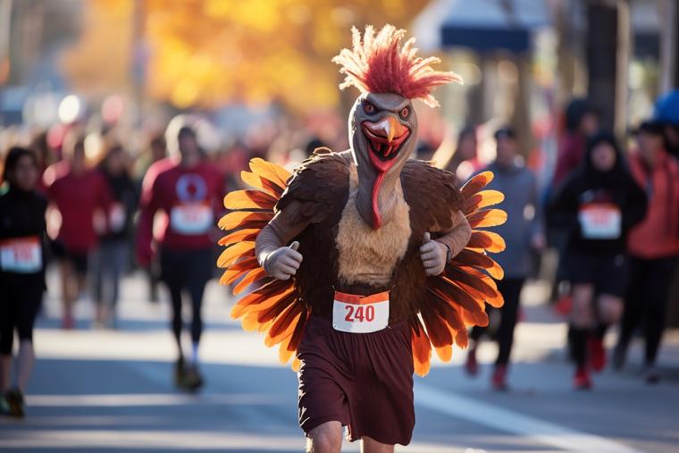 Turkey Trots Thrive In All Weather As Traditions Endure