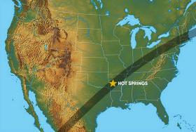 Hot Springs National Park is one of only two national parks in America that will be in the “path of totality” for the April 2024 total eclipse of the sun.