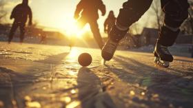 Broomball in Erie, PA