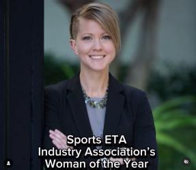 Sports ETA has named Ashley Whittaker, Partner and Senior Vice President of Marketing for The Sports Facilities Companies as the 2024 Sports ETA’s Woman of the Year.