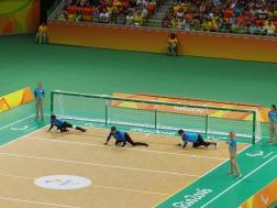 Goalball a sport for the blind ready to play