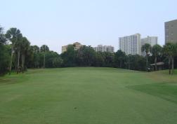 Golf tee boxes being refurbished.