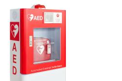 AED for treatment of cardiac arrest