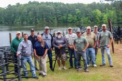 Major League Fishing Pros, Experts and Local Celebrities Rally for Fish Habitat Restoration at Lake Claiborne