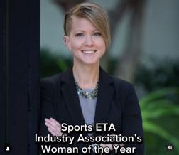 Sports ETA has named Ashley Whittaker, Partner and Senior Vice President of Marketing for The Sports Facilities Companies as the 2024 Sports ETA’s Woman of the Year.