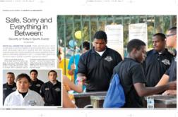 Safety & Security:  Safe, Sorry and Everything in Between:  Security at Today's Sporting...