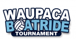 Waupaca Boatride Volleyball Logo