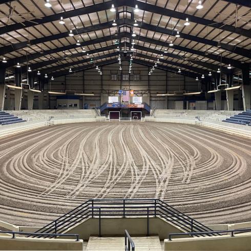 Clemson’s T. Ed Garrison Arena is a beacon of excellence when hosting sports events, particularly equestrian activities.