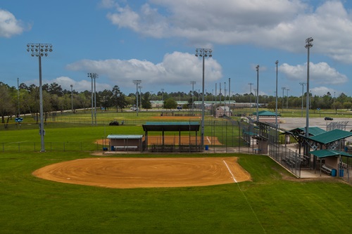 If you’re on the hunt for a venue that is easy to plan with, packed with play space and brimming with Texas-sized charm, here’s your MVP: the Beaumont Athletic Complex. This facility is a sports planner’s paradise where 12 baseball, softball and multi-use fields come together in one centralized, game-ready location, able to host events of any size. 