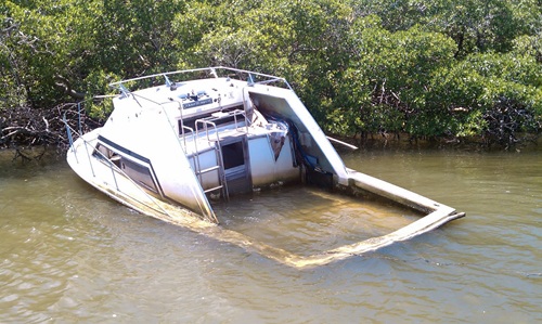 Abandoned watercraft threaten watersports venues