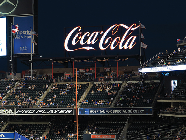 Coca-Cola, the official beverage partner for the Olympics, is the only soft drink brand available in Olympic venues.