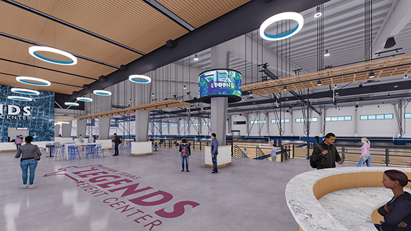 The Legends Event Center is a world-class, 120,000-square-foot facility in Bryan, Texas.